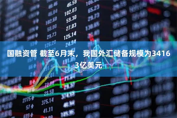 国融资管 截至6月末，我国外汇储备规模为34163亿美元